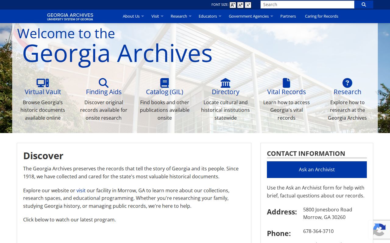 Tucker people search using Georgia Archives collections