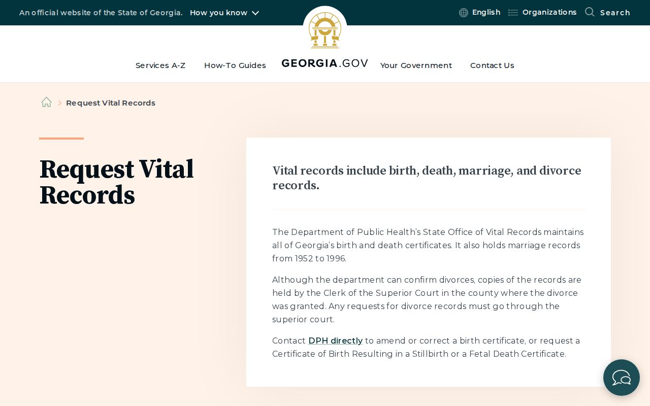 Tucker people search through Georgia vital records
